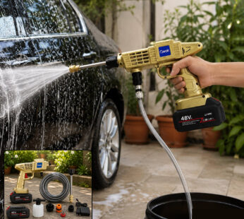 Cordless High Pressure Car Washer Gun Kit with 2 Batteries 48V (1 Set)