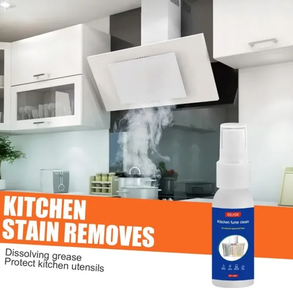 Kitchen Oil Stain Remover (100 ml) – Powerful Degreaser Spray for Tiles, Gas Stove, Chimney, Cabinets & Countertops