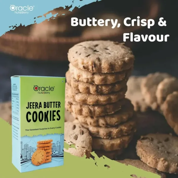 Jeera Butter Cookies – Crispy, Buttery Indian Snacks 200 gm