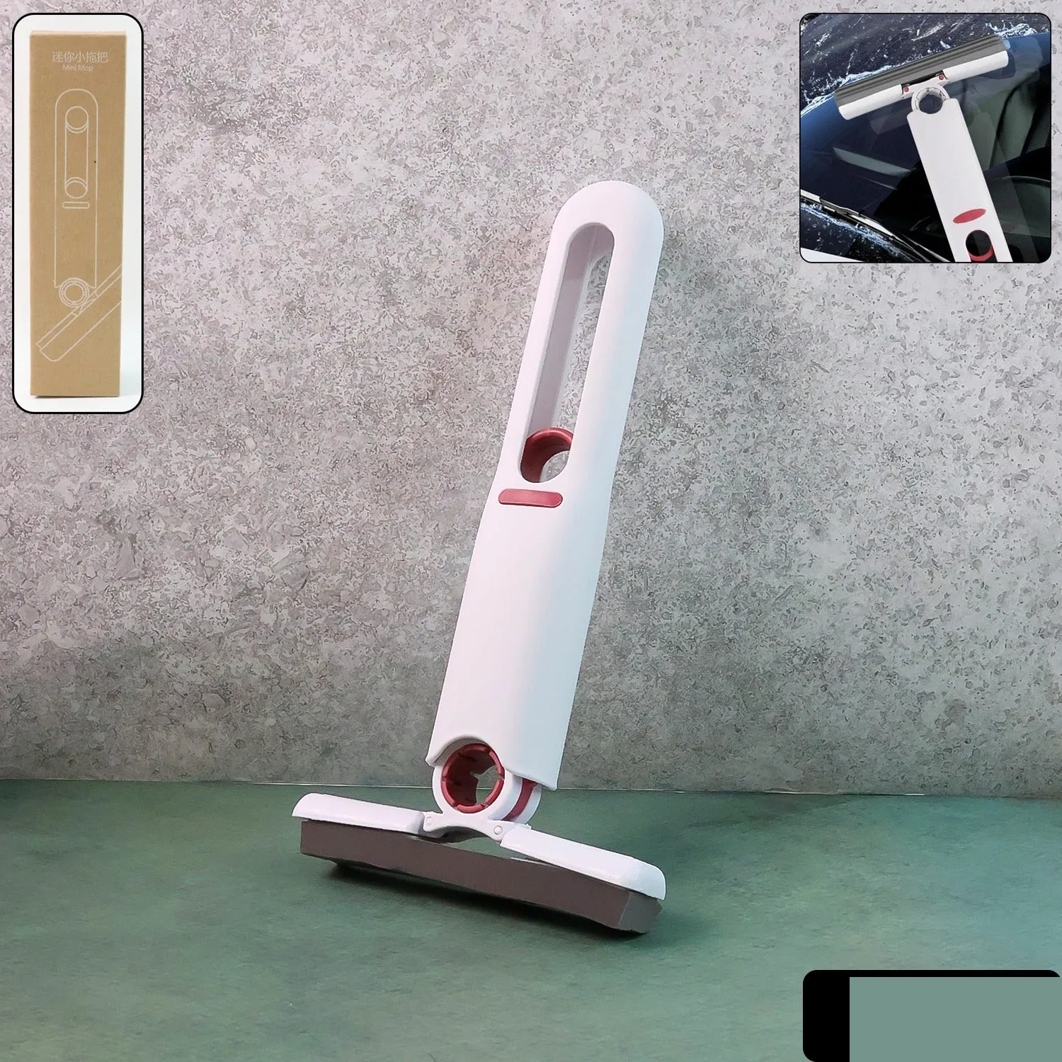 Silicone Wiper – 2-in-1 Streak-Free Window & Car Cleaner - Detailed Feature View 5