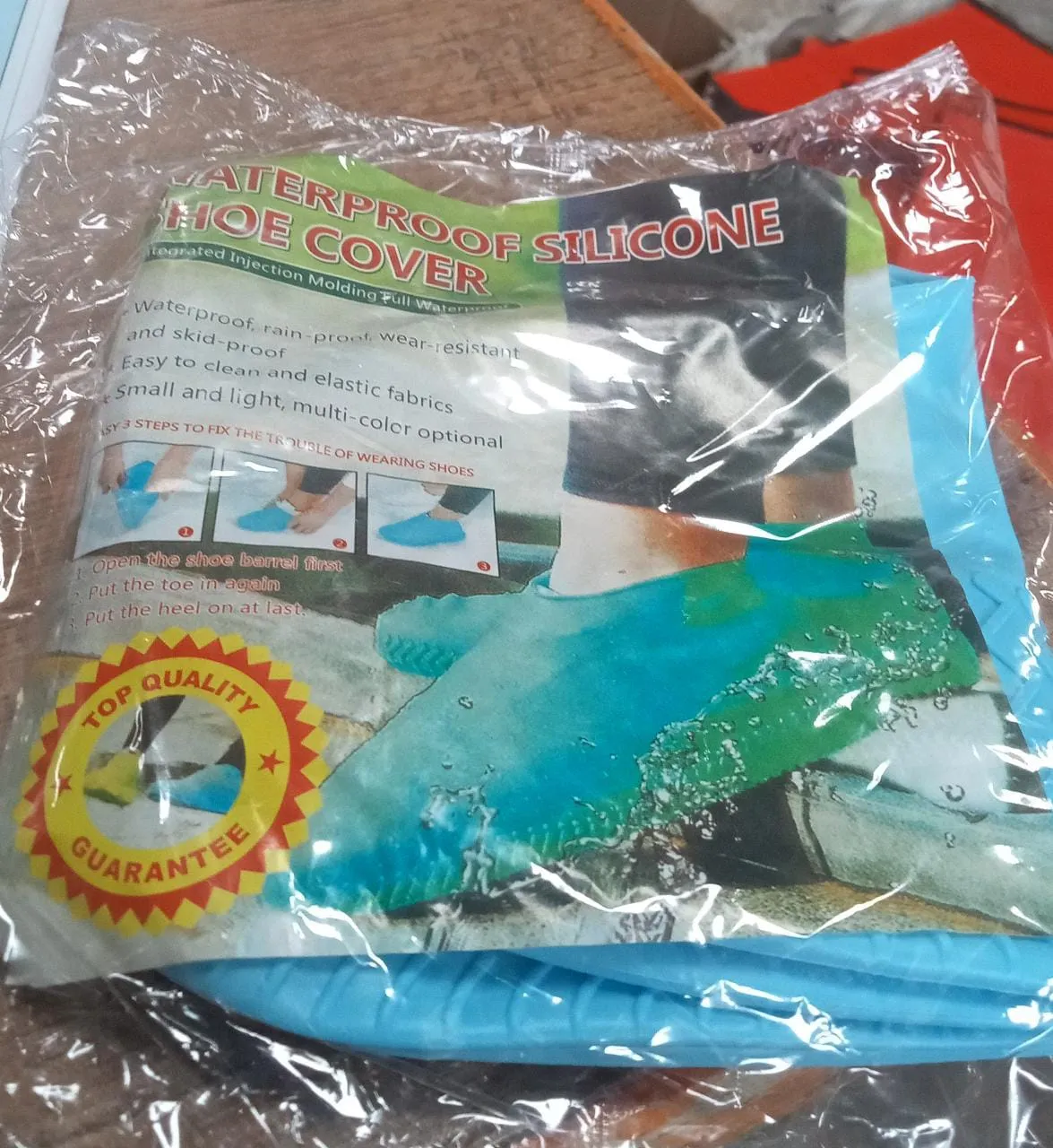 Silicone Rain Boot Covers Non Slip Foldable Protection - Detailed Feature View 9