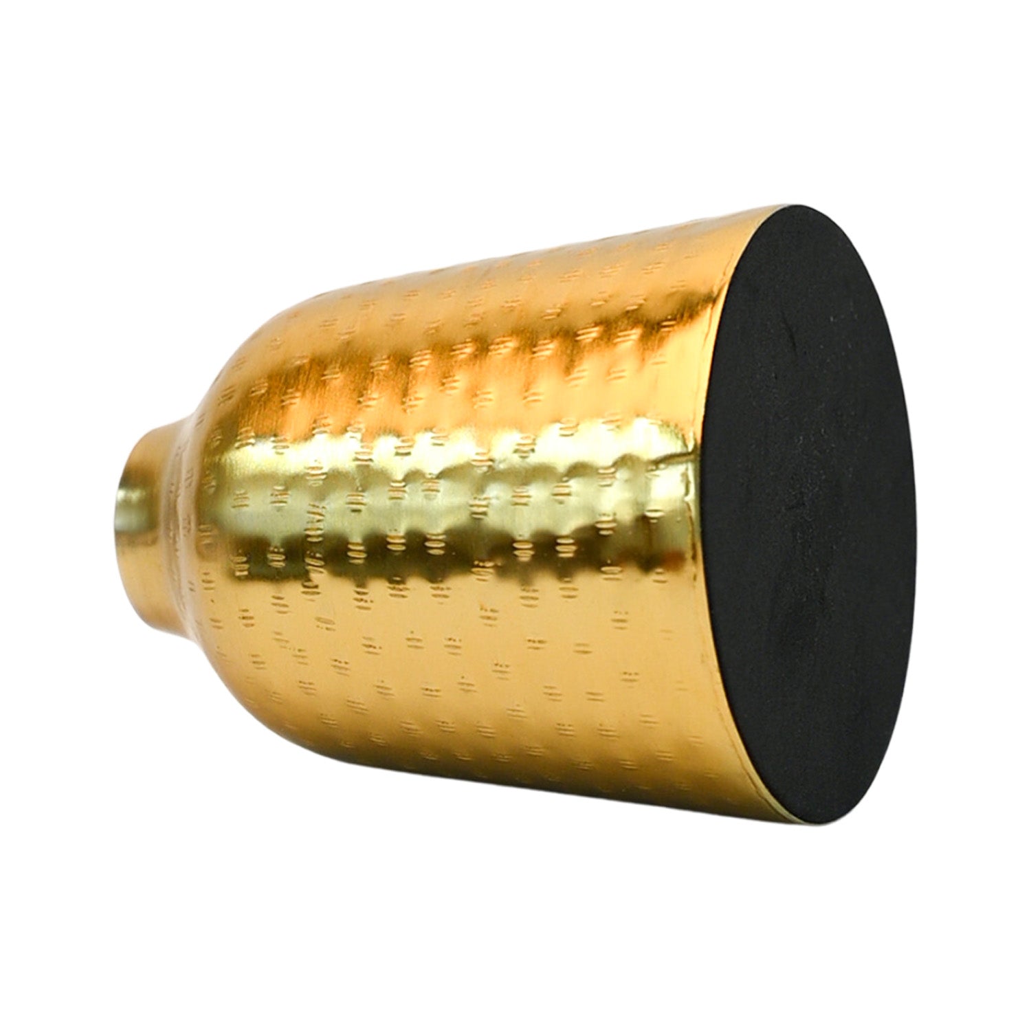 Decorative Rice Hammer Vase - Golden, Mason Shape - Detailed Feature View 3