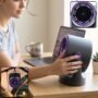 Premium Desktop Air Circulator Table Fan with Hanging Hook, Portable Desk Fan (1 Pc) - Buy Online at Alikart