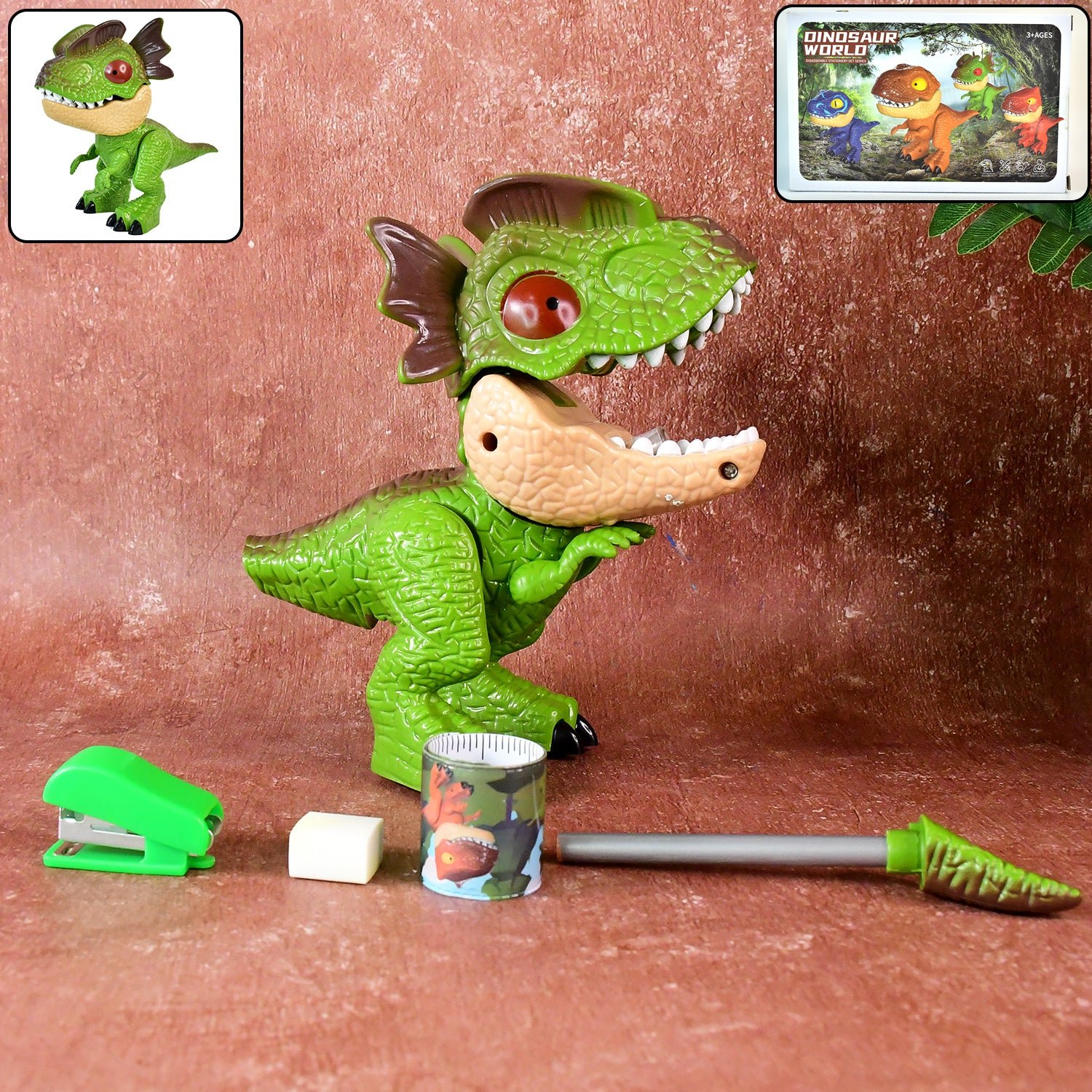 Premium Dinosaur Stationery Gift Set – Fun 5-in-1 Kids School Kit - Buy Online at Alikart