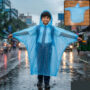 Premium Disposable Rain Coat Hooded Full Sleeve Poncho for Bike Riders (1 Pc) - Buy Online at Alikart