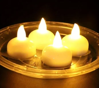 12 Pcs Sensor Candle Lights – Floating LED Electronic Candles for Party Décor, Festivals, Valentine’s Day, Halloween & Christmas