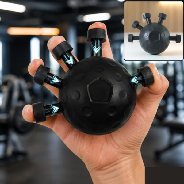Eagle Claw Finger Gripper, Hand Grip Strength and Wrist Exerciser Ball (1 Pc)