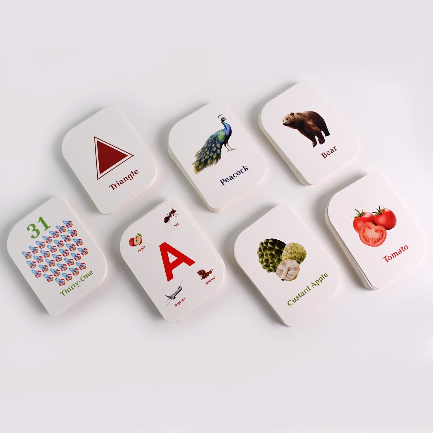 Early Learner Flashcard Set – 224 Durable Educational Cards - Detailed Feature View 4