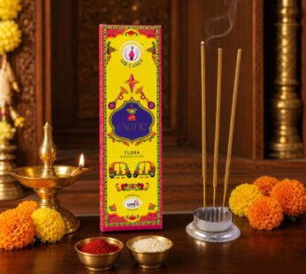 Exotic Flora Incense Sticks with Refreshing Fragrance and Long Lasting Aroma