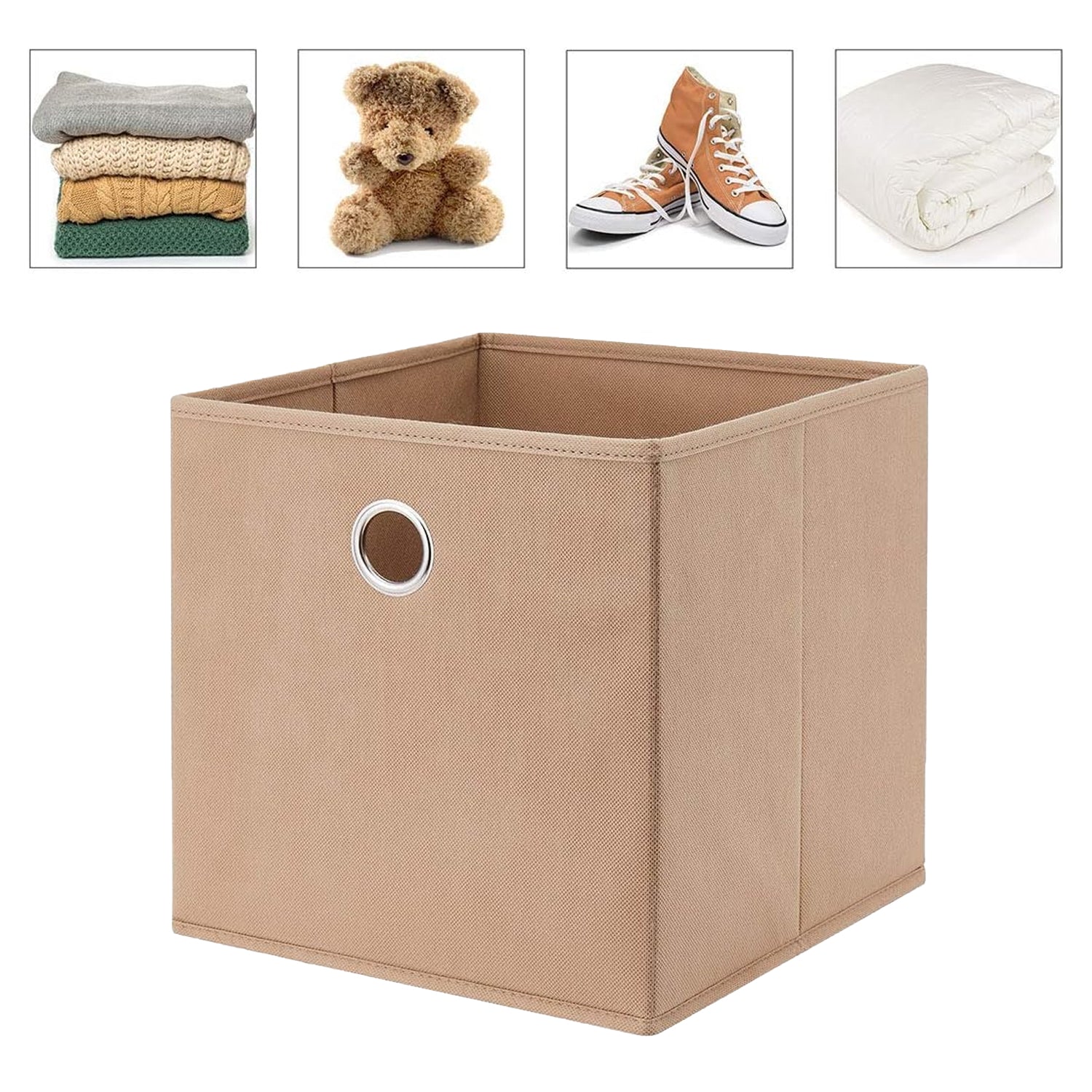 Premium Foldable Storage Box – Space-Saving Jute Organiser | Organivo - Buy Online at Alikart