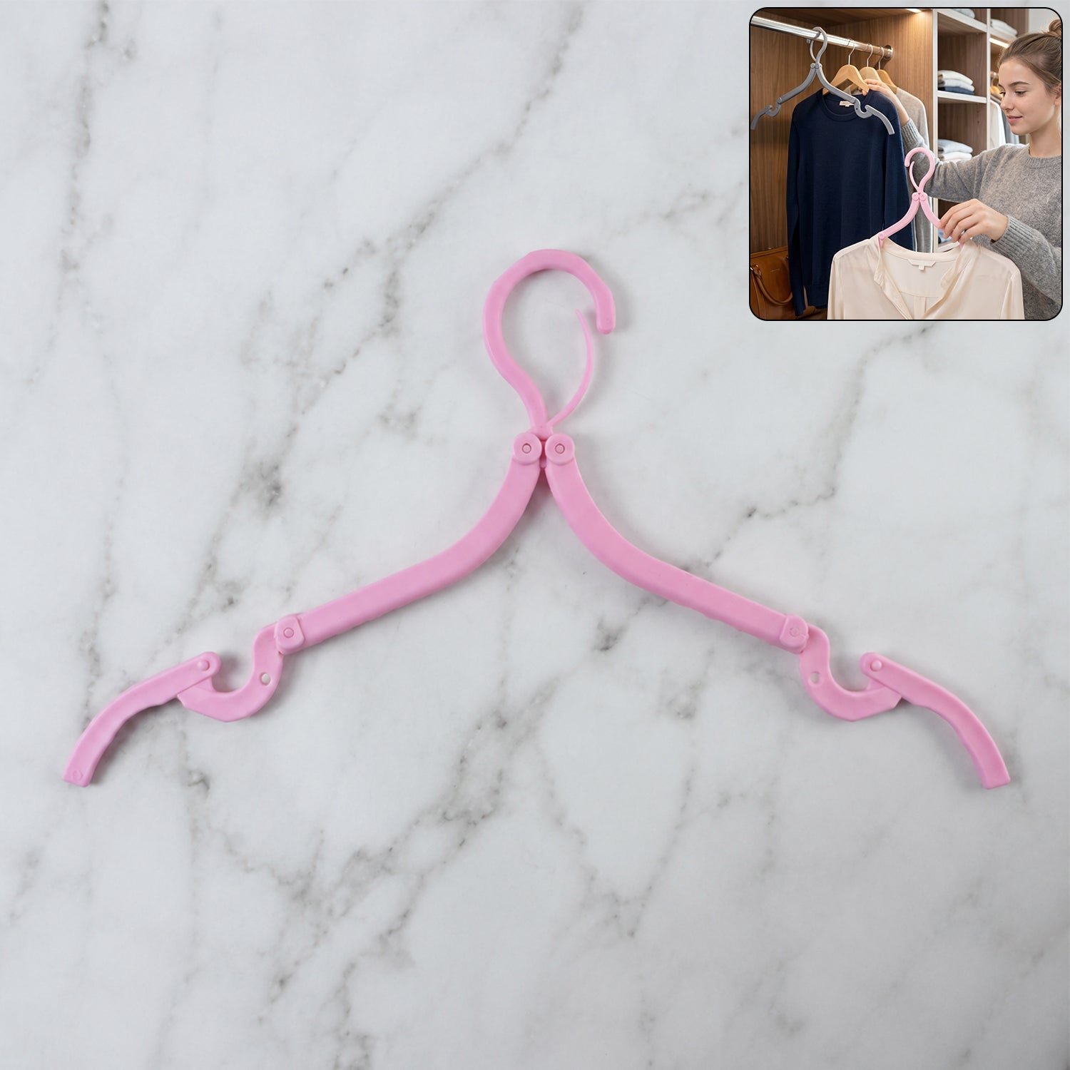 Premium Foldable Travel Hanger – Compact & Portable Clothes Hanger - Buy Online at Alikart