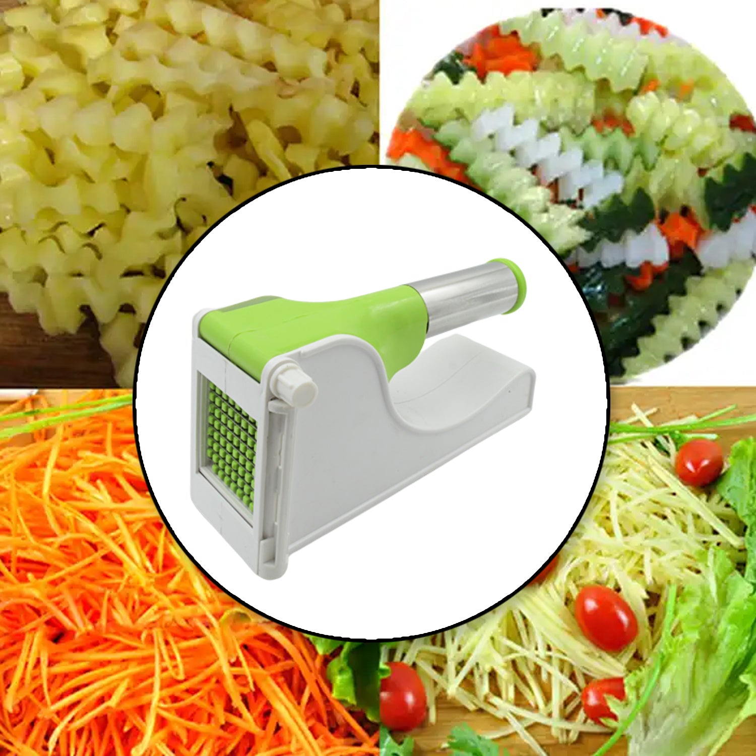 French Fry Chipser – Virgin Plastic Potato Slicer | ChefAura - Detailed Feature View 5