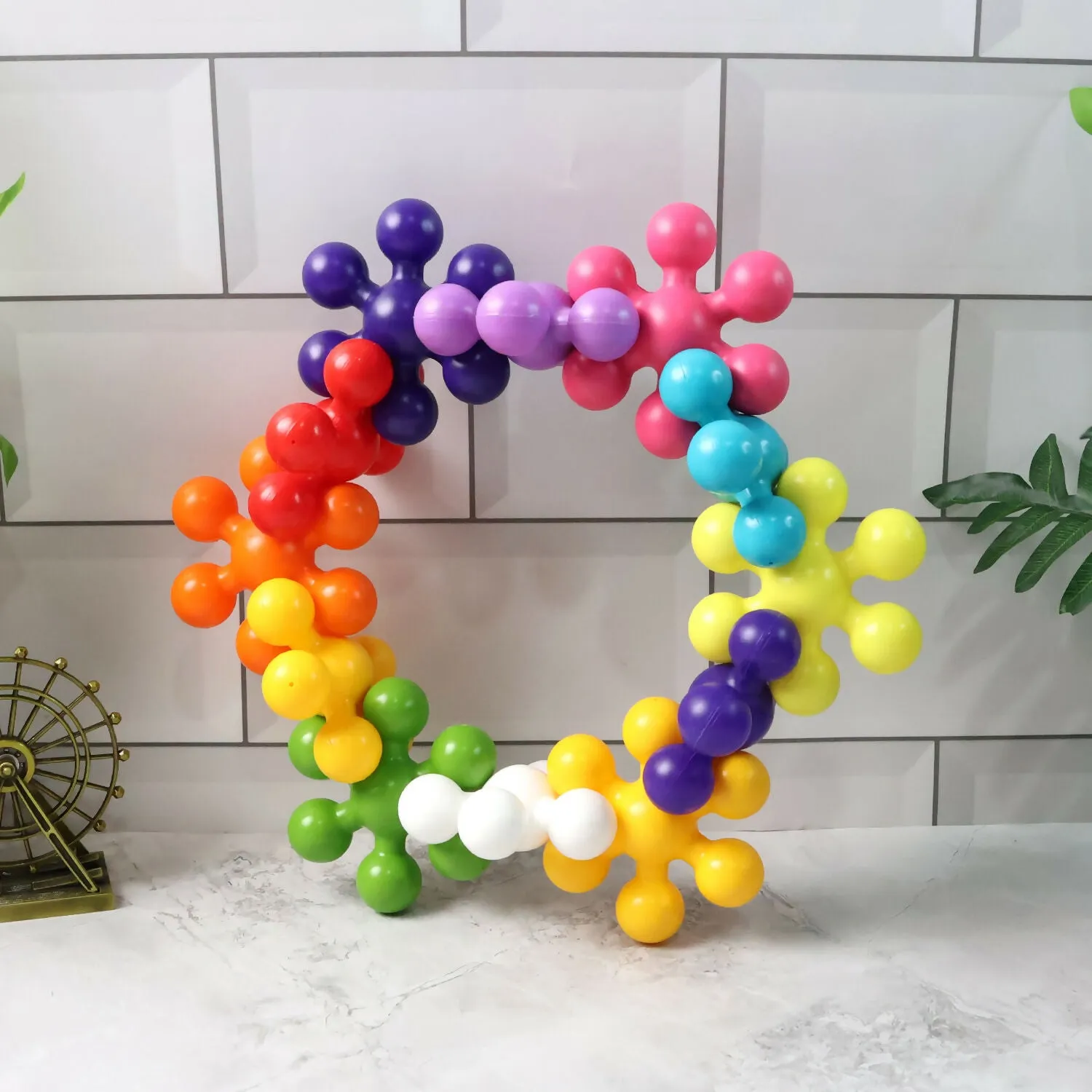 Kids Building Toy – Funskool Star Links Plus 24-Piece Set - Detailed Feature View 3