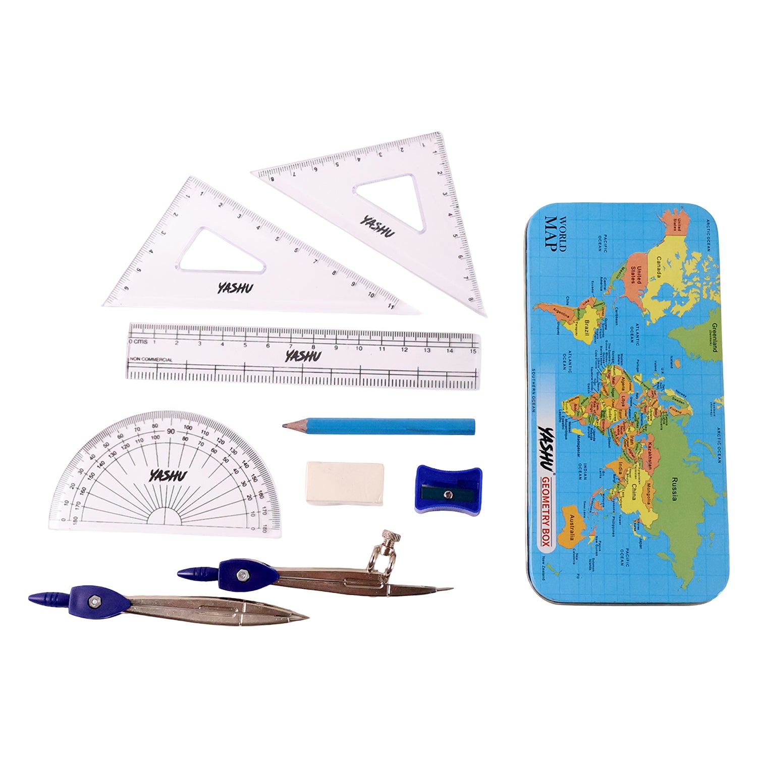 Geometry Box Set – Complete Maths Tool Kit with Compass - Detailed Feature View 4
