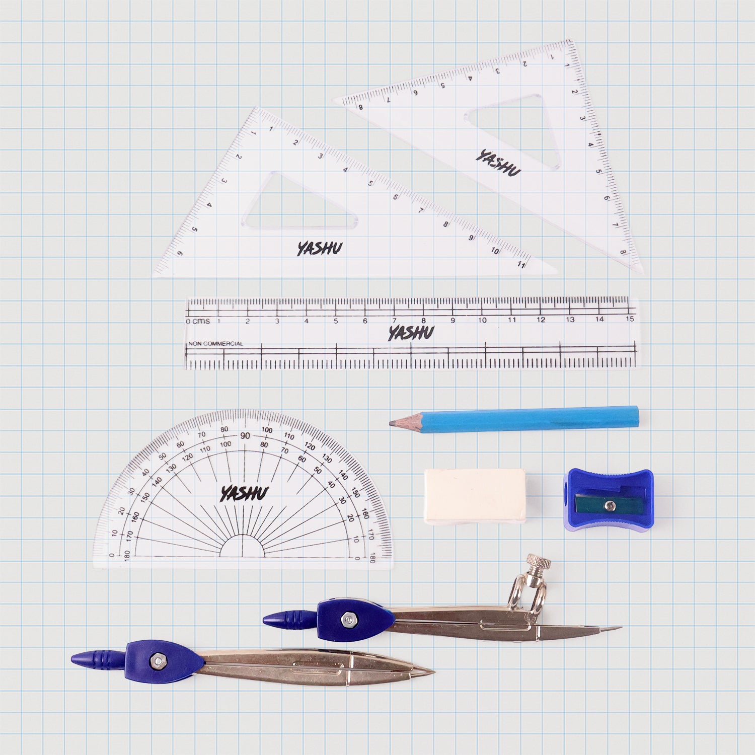Geometry Box Set – Complete Maths Tool Kit with Compass - Detailed Feature View 5