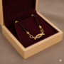 Premium Gold Plated Curved Mangalsutra – Modern Elegant Pendant - Buy Online at Alikart