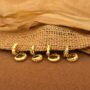 Premium Gold Plated Huggie Hoop Earrings – Tiny Minimalist Combo Pack - Buy Online at Alikart
