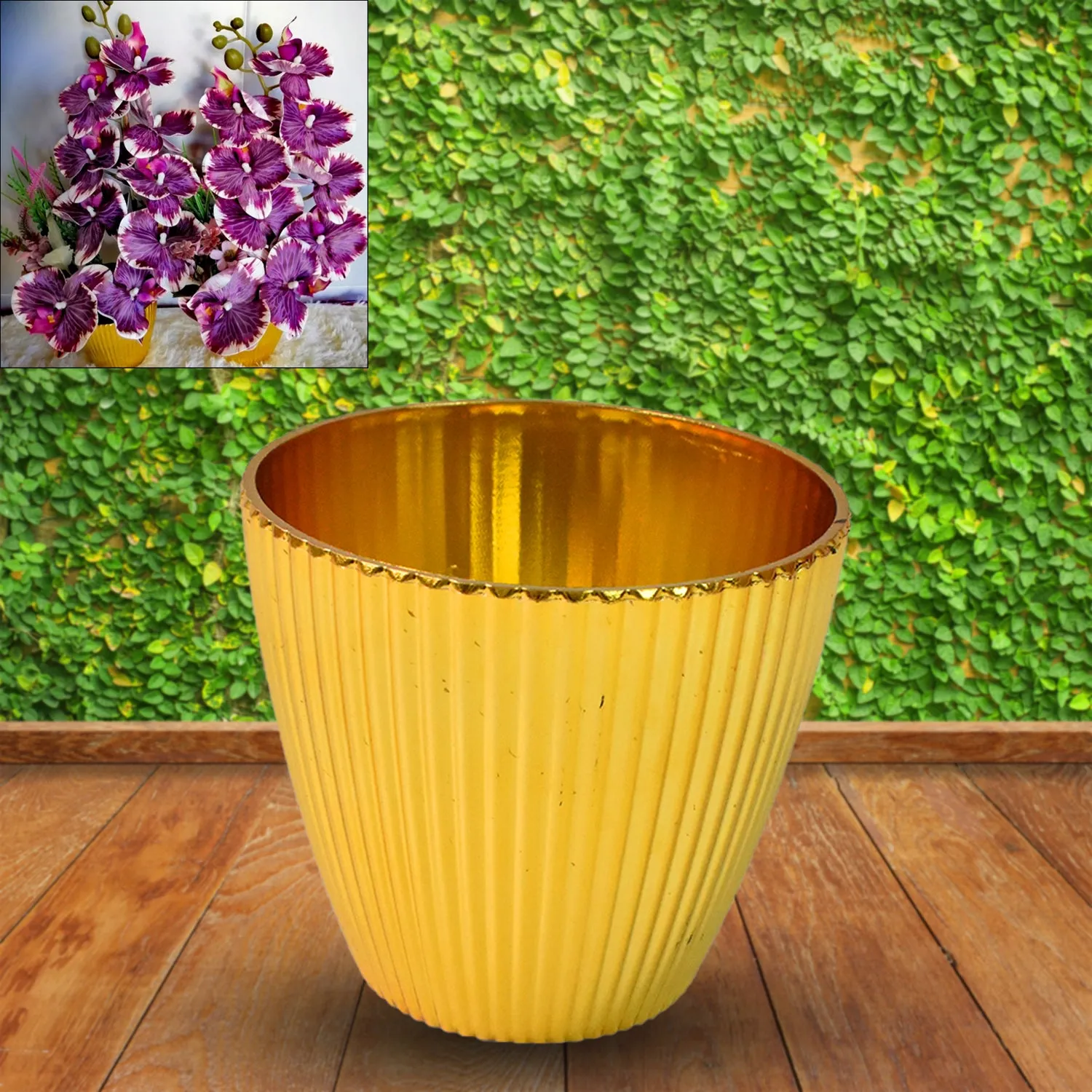 Premium Plastic Flower Valencia Pot – Durable Indoor & Outdoor Planter - Buy Online at Alikart