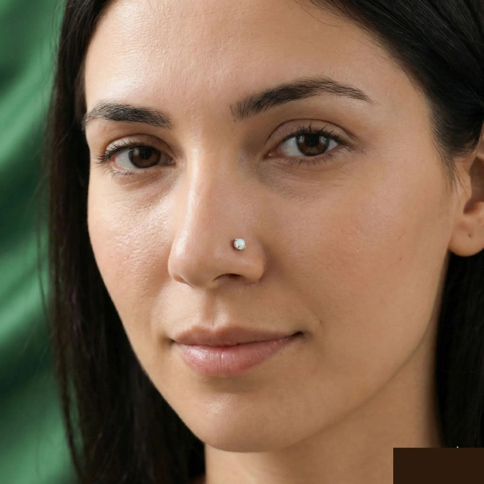 Gold, silver plated Pearl and AD Flat Back Stud Earrings Combo Pack of 4 - Detailed Feature View 2