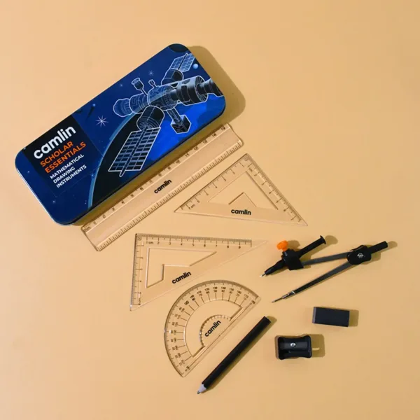 Mathematical Drawing Instrument Box – Precise Geometry Tools