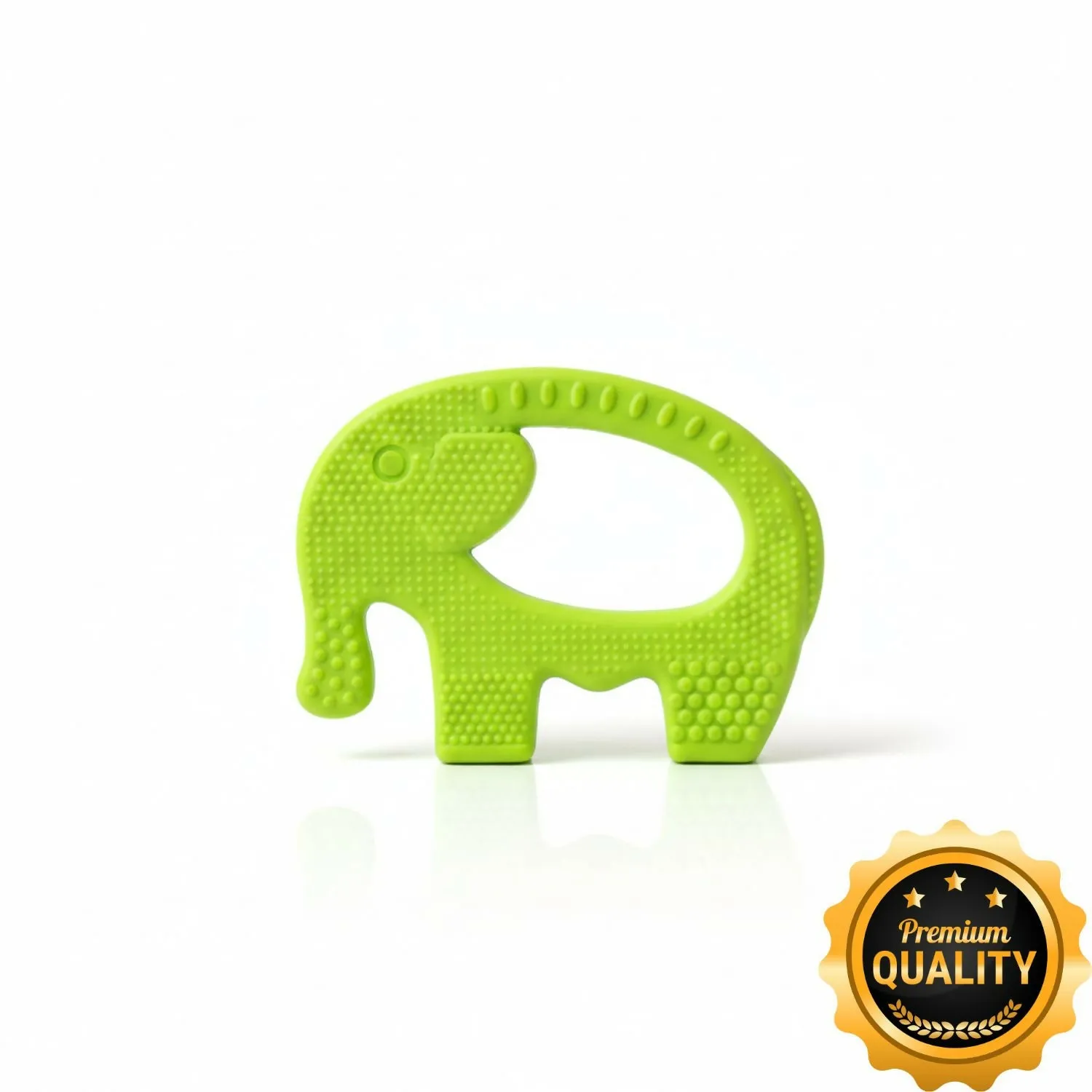 Silicone Baby Teether – Elephant Shape for Gentle Gum Relief - Detailed Feature View 2