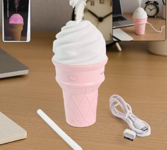 Ice Cream Cone Humidifier – Portable Cool Mist Air Freshener