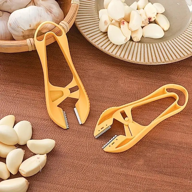 Manual Garlic Peeler Clip – Easy-to-Use Practical Kitchen Gadget for Effortless Clove Peeling (Pack of 1) - Detailed Feature View 4