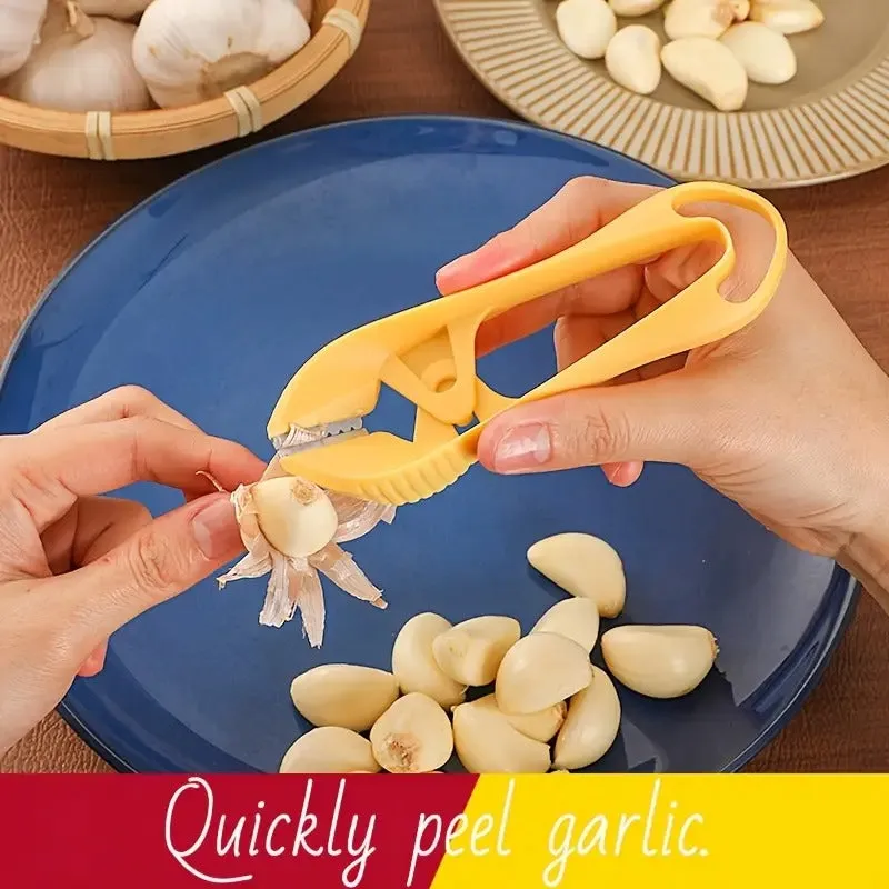 Manual Garlic Peeler Clip – Easy-to-Use Practical Kitchen Gadget for Effortless Clove Peeling (Pack of 1) - Detailed Feature View 5