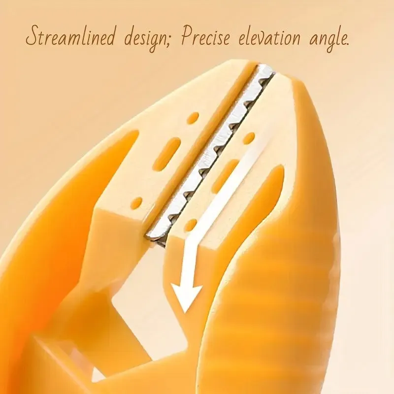 Manual Garlic Peeler Clip – Easy-to-Use Practical Kitchen Gadget for Effortless Clove Peeling (Pack of 1) - Detailed Feature View 1