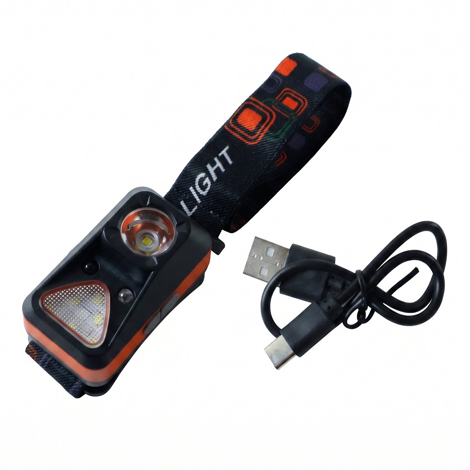 Inductive LED Head Lamp Rechargeable Motion Sensor Headlight (1 Pc) - Detailed Feature View 3