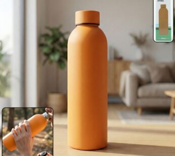 Insulated Stainless Steel Water Bottle – 500ml Orange