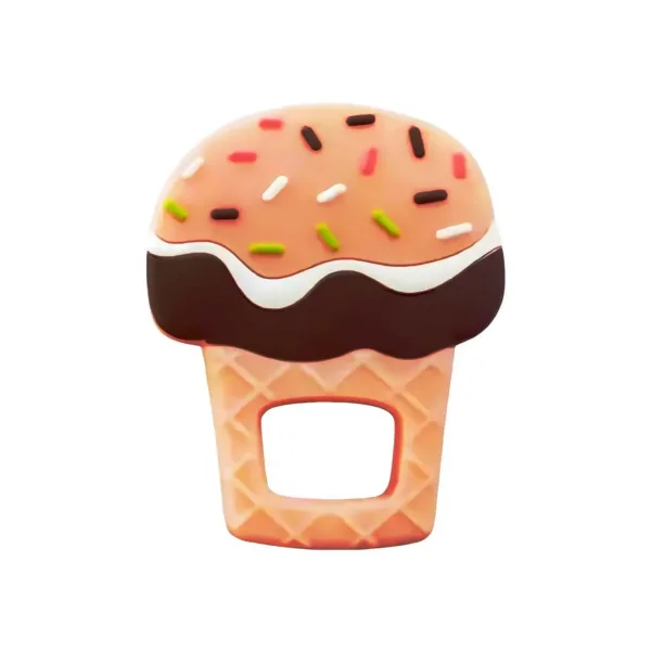 Silicone Baby Teether – Ice Cream Shape for Soothing Gums