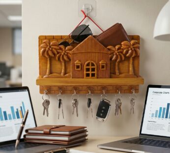 Jungle Palm Tree Key Holder – Stylish & Space-Saving Organizer