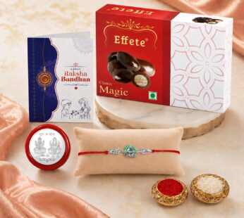 Kanha Multicolor Rakhi – Chocolate Gift Set for Brother
