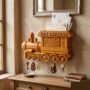 Premium Key Holder Express Train – Wall Rack Organizer with Hooks for Home - Buy Online at Alikart
