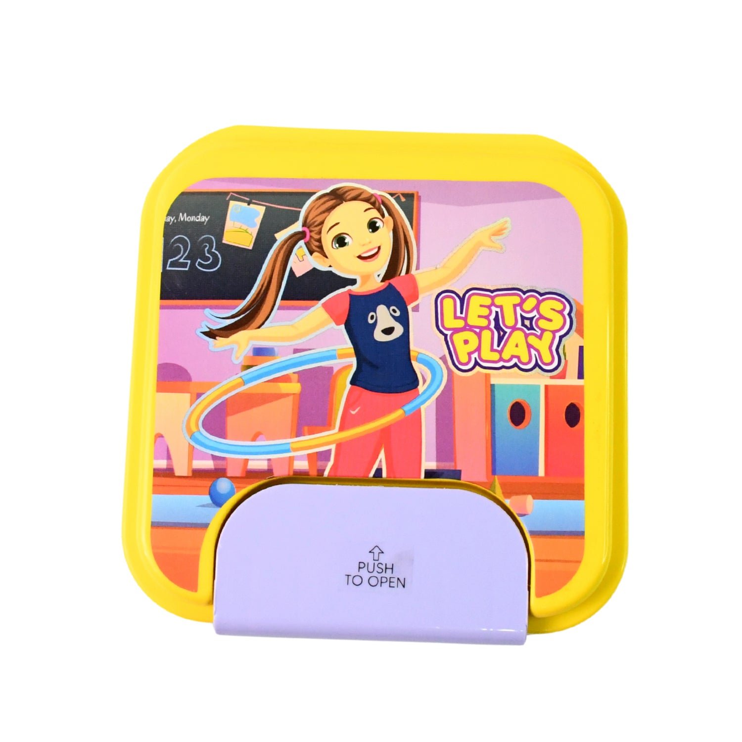 Kids Lunch Box Set – Compact with Spoon, Fork & Snack Container - Detailed Feature View 4
