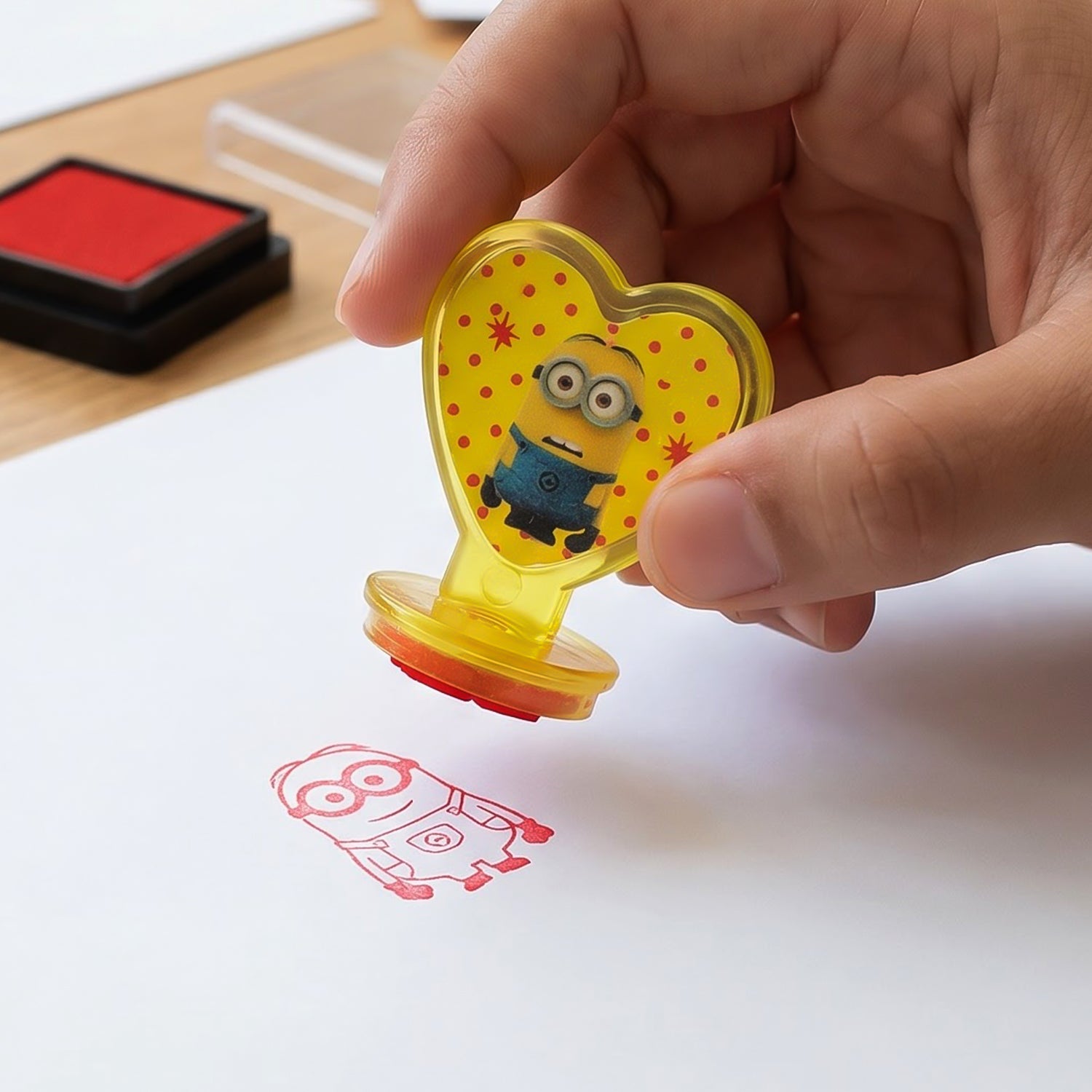 Kids Reward Stamps – Motivational Heart Set (6 Pcs) | Play Mancer - Detailed Feature View 1