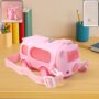Premium Kids Water Bottle – 500ml Cute Bus-Shaped Cartoon Design - Buy Online at Alikart