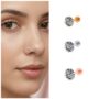 Premium Labret Stud Nosepin Combo – Gold, Silver & Rose Gold Set - Buy Online at Alikart