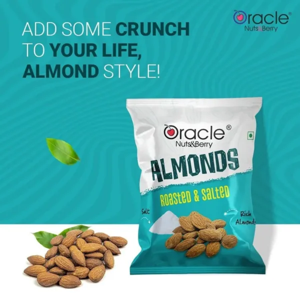 Roasted & Salted Almond – Healthy Protein Snack For On-The-Go
