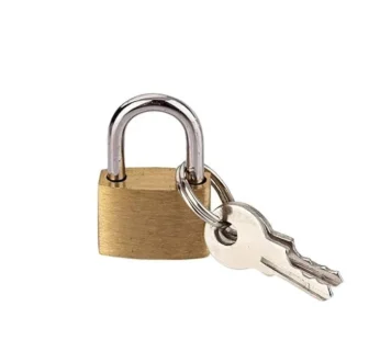 Small Solid Brass Lock – Durable Mini Padlock for Bags, Lockers & Drawers