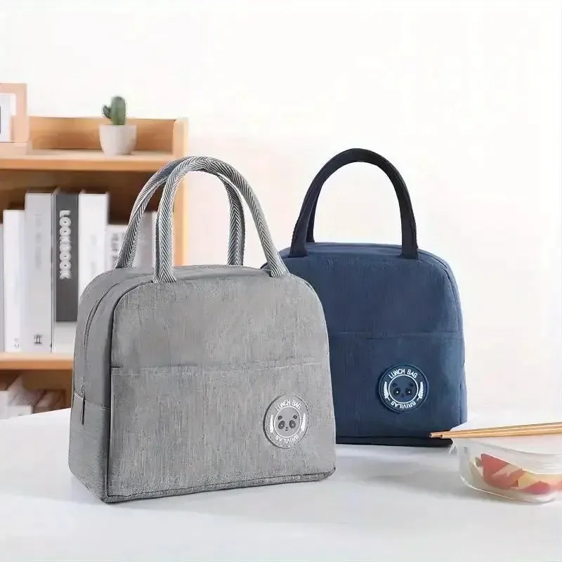 Portable Thermal Lunch Bag – Insulated Food Storage Bag for Office, School & Travel (Random Colour-Pack of 1) - Detailed Feature View 3