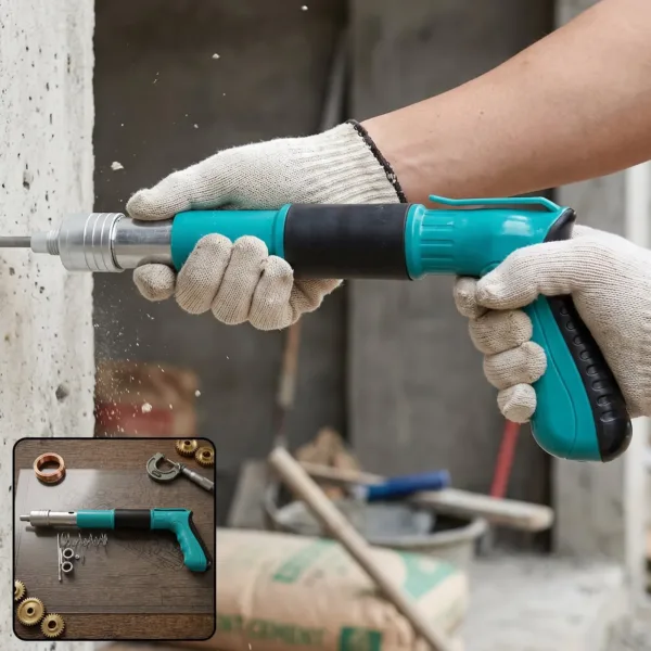 Manual Wall Fastening Nail Gun Tool Set (1 Set)