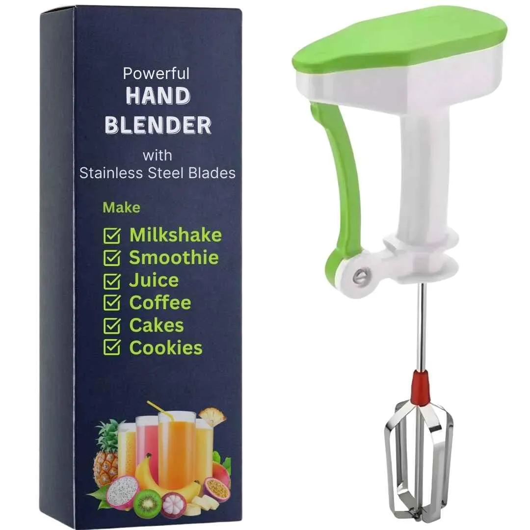 Premium Manual Hand Blender / Handy Mixer – Easy & Portable Kitchen Mixing Tool (Random color-Pack of 1) - Buy Online at Alikart