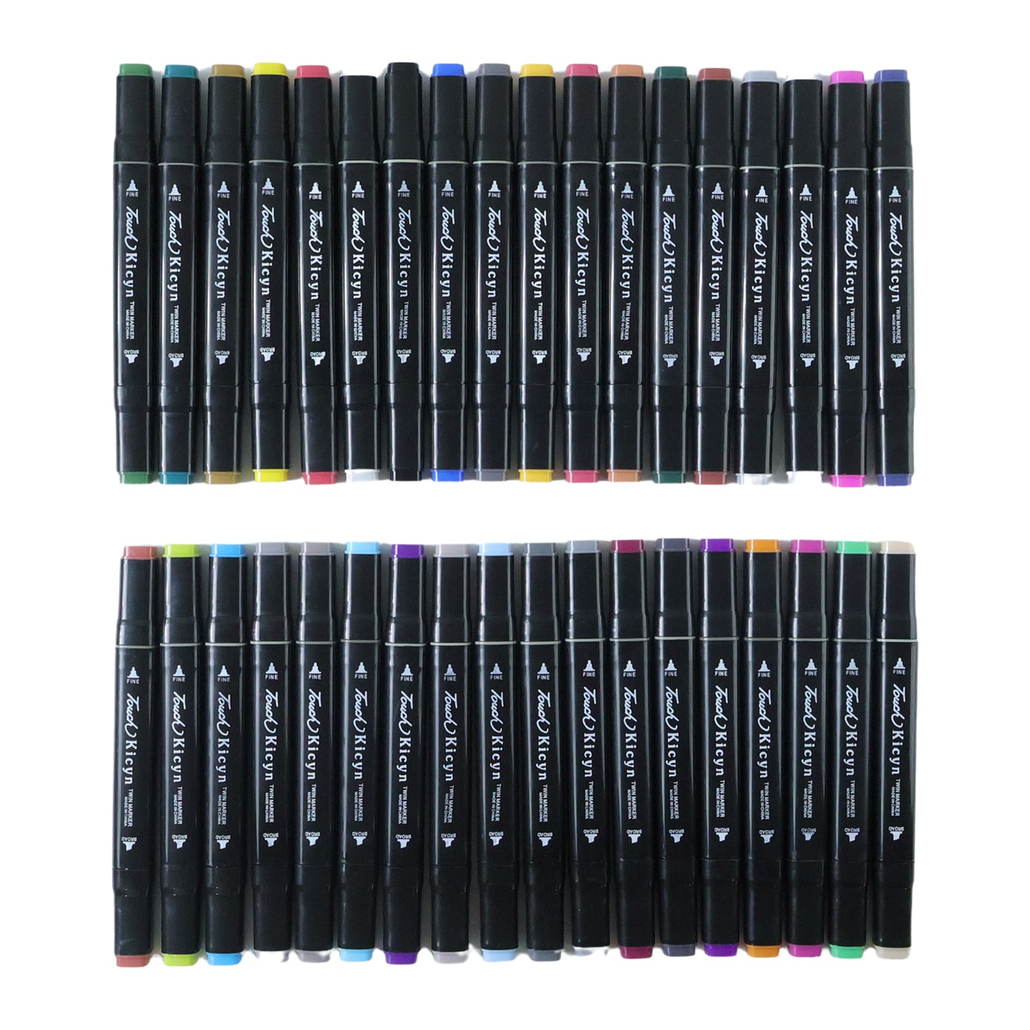Markers Set – Vibrant Colors with Dual Tips for Artists - Detailed Feature View 3