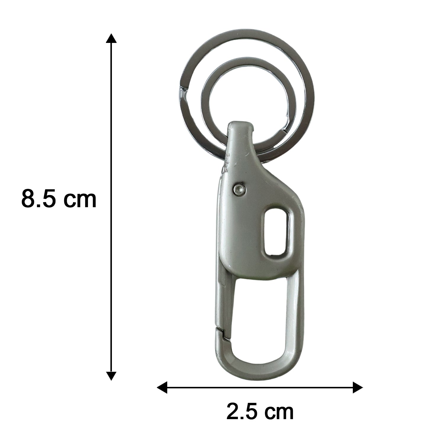 Metal Key Holder – Heavy Duty Carabiner Style Keychain for Secure Keys - Detailed Feature View 4