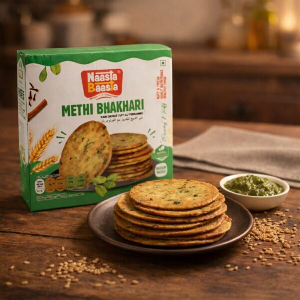 Methi Bhakhari – Crispy, Flavorful Ready-to-Eat Snack from India