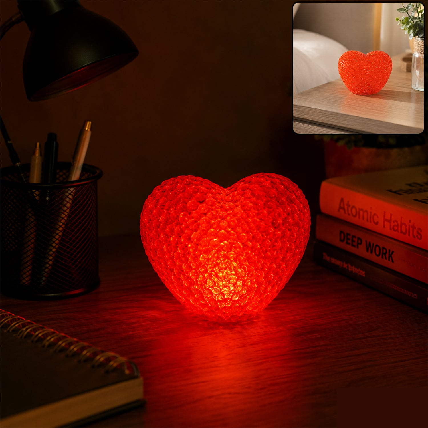 Premium Mix Design Cartoon Shape LED Night Lamp Crystal Texture Glow (1 Pc) - Buy Online at Alikart