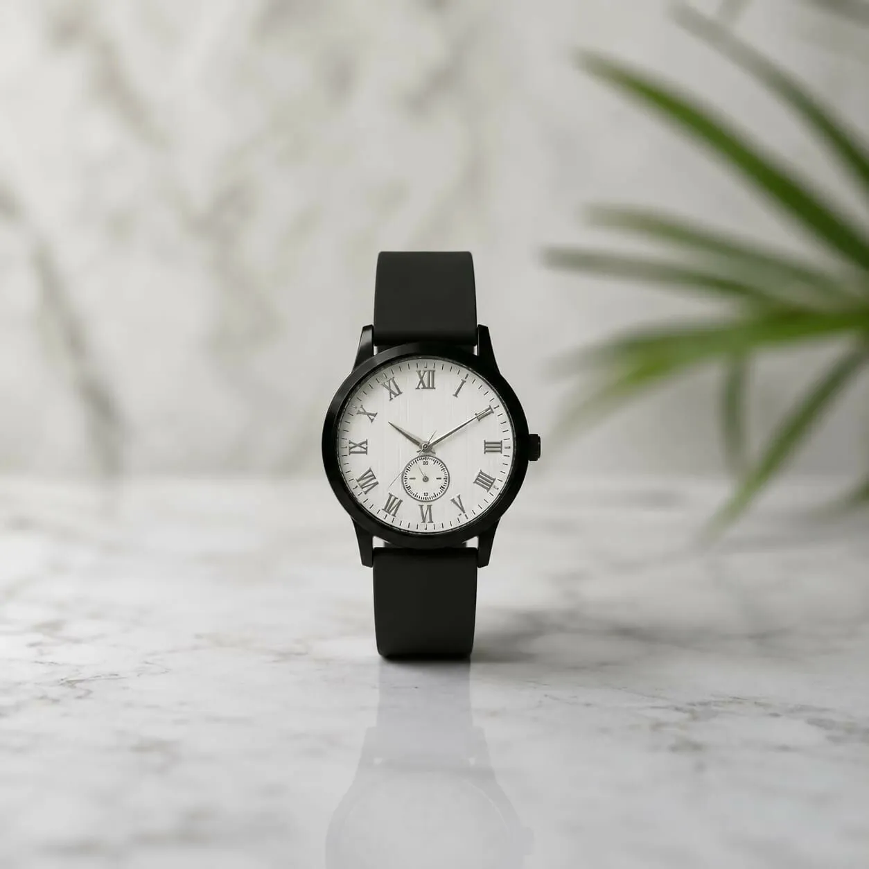 Premium Analog Wrist Watch – Classic Roman Dial & Stylish Design - Buy Online at Alikart