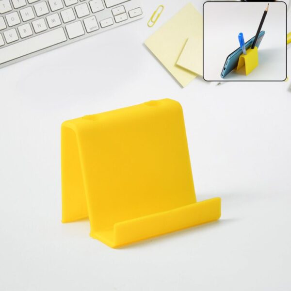 Mobile Phone Stand with Pen Holder – Compact & Multifunctional